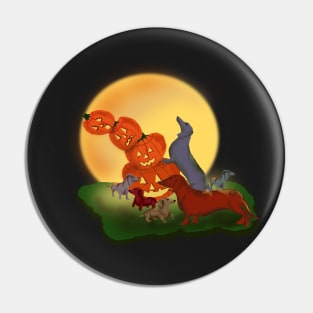 Dachshunds’s Halloween Pin