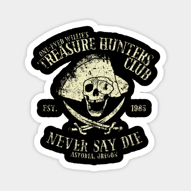 Treasure Hunters Club Magnet by alecxps