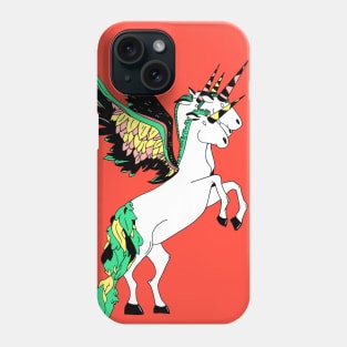 The four headed unicorn Phone Case