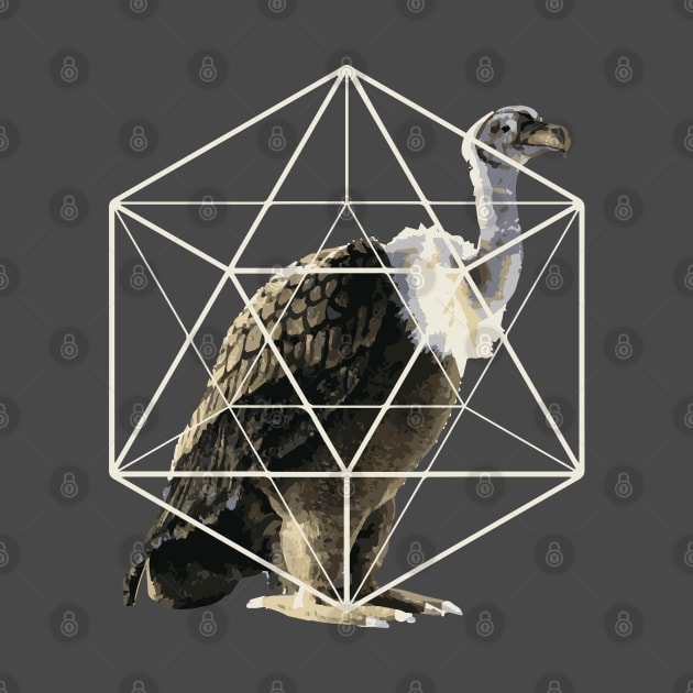 Vulture sacred geometry by mariasshop