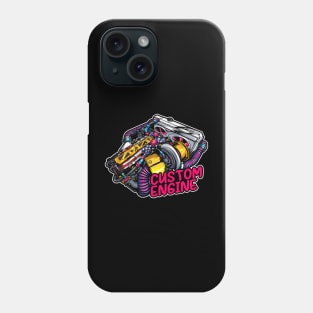 custom engine Phone Case