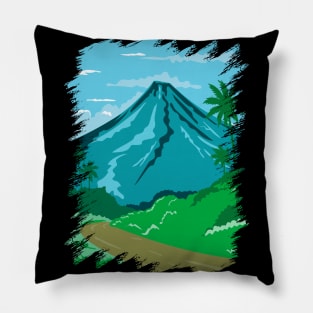 Mayon Volcano Albay Philippines Pillow