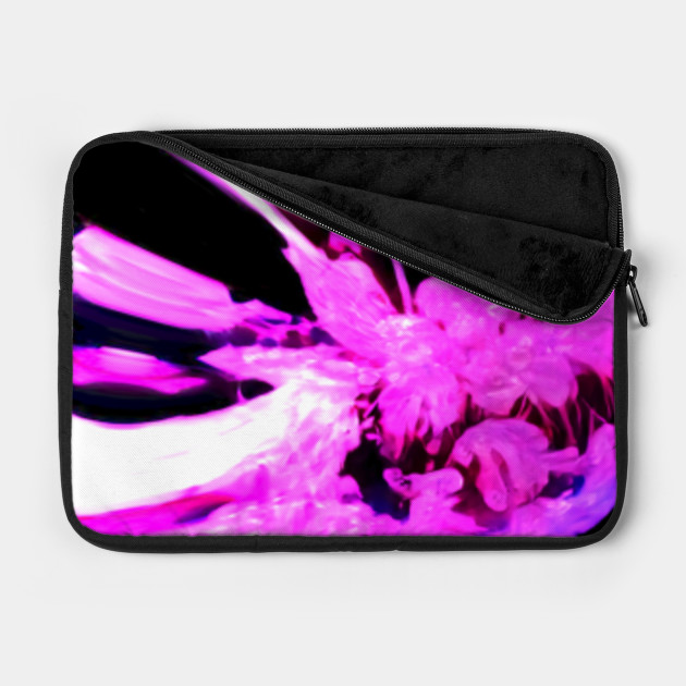 Cool Abstract Art Black And Pink Abstract Laptop Case Teepublic
