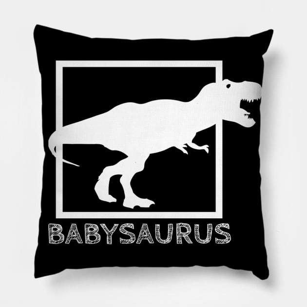 BABYSAURUS Pillow by Artistic Design