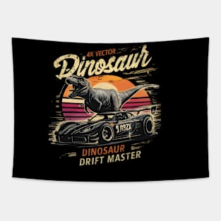 Dinosaur Drift Master Tapestry