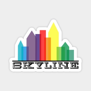 city skyline Magnet