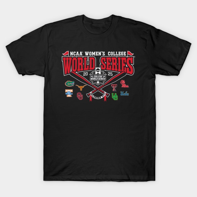 Women's College World Series 2025 NCAA WCWS 8-Team Icon