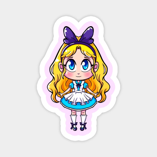 Alice in wonderland Magnet by koneko