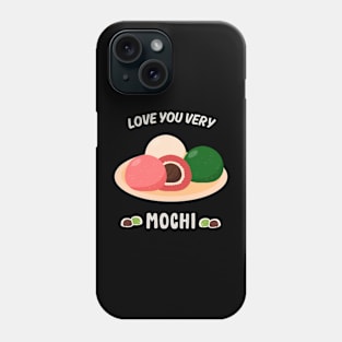 Mochi Tea Kawaii Retro Established Katakana Kanji Phone Case