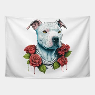 pitbull dog lover Tapestry