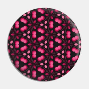 Abstract pink cherry pattern Pin