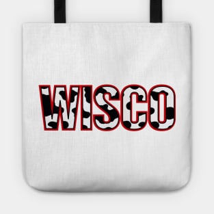 Cow Print Wisconsin Tote