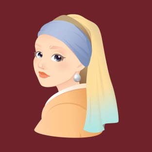 Girl with a Pearl Earring T-Shirt