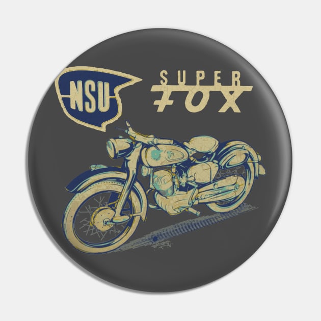 NSU superfox Motorcycles Pin by Midcenturydave