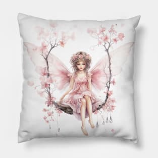 Magical Pink Fairy Pillow