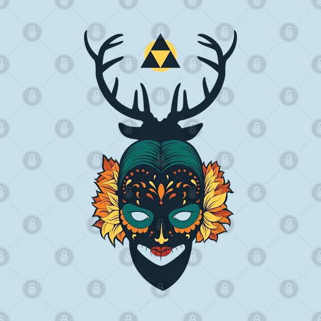 Pagan Mask with Antlers Design by Jarecrow 