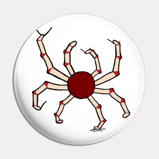 Climbing mr ball legs Pin