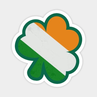 Irish Shamrock Grunge Magnet