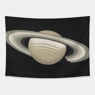 The Planet Saturn by Etienne Leopold Trouvelot Tapestry