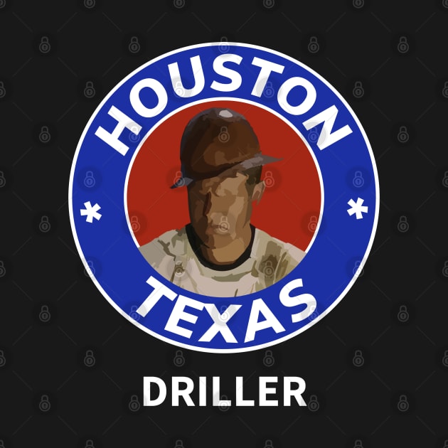 Oil & Gas Drilling Rig Driller Series - Houston Texas by Felipe G Studio