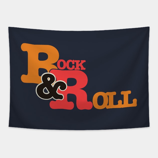 Rock And Roll Design Tapestry by OverView