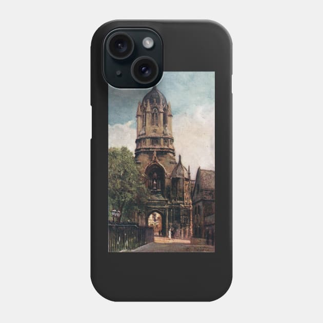 Tom Tower, Oxford, Early 20th century Phone Case by artfromthepast