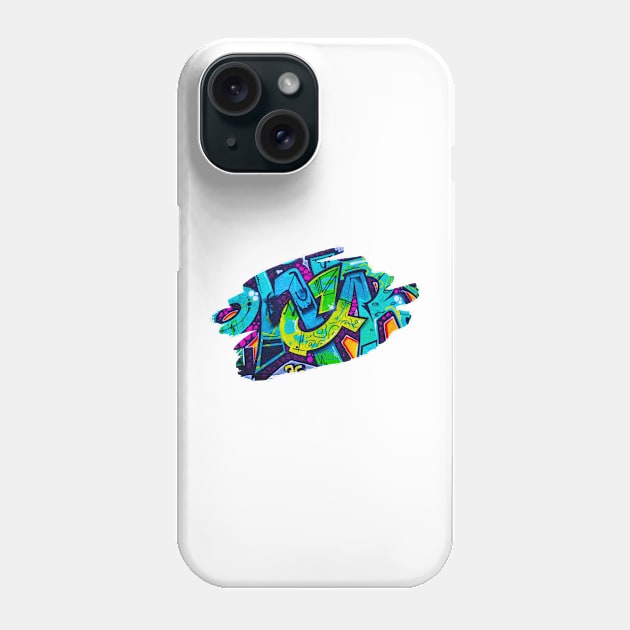 Graffiti Splash Art Print 1 Phone Case by Auto-Prints