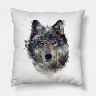 Wolf face animals Pillow