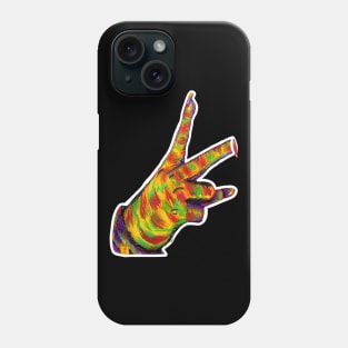 Trippy peace sign Phone Case