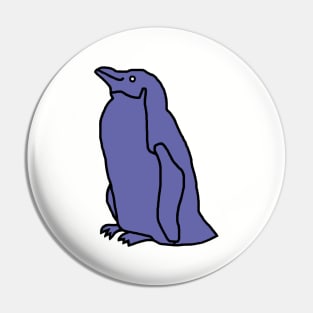 Very Peri Periwinkle Blue Penguin Color of the Year 2022 Pin