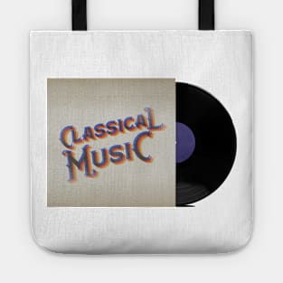 RETRO VINYL CLASSICAL MUSIC Tote