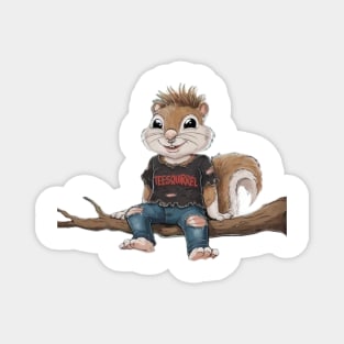 TeeSquirrel Magnet