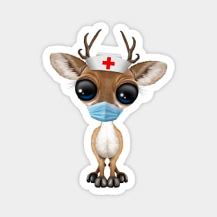 Cute Baby Deer Nurse Magnet