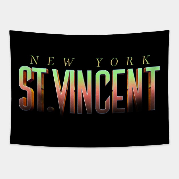 new york st vincent Tapestry by Billybenn