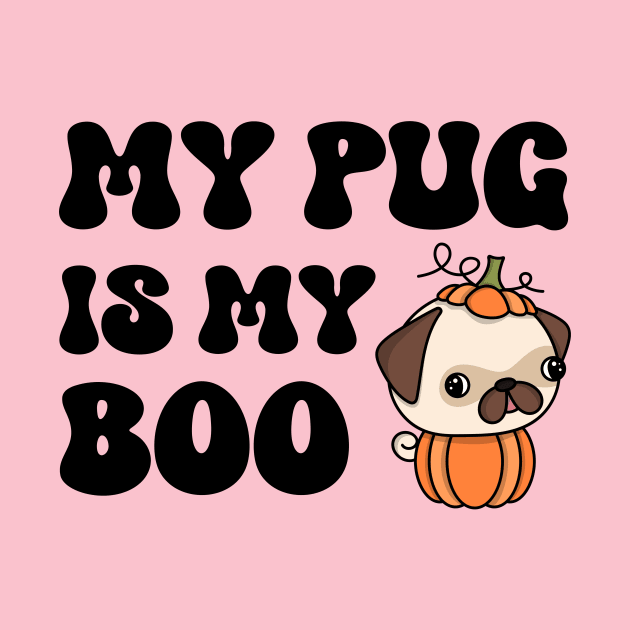 Pug Halloween by RefinedApparelLTD