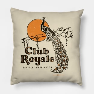Club Royale Seattle Washington Pillow