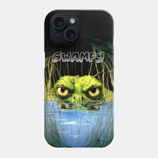 "Swampy": Government Dysfunction on a Dark Background Phone Case