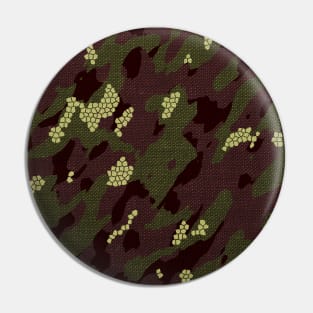 Camouflage - Brown Olive Pin