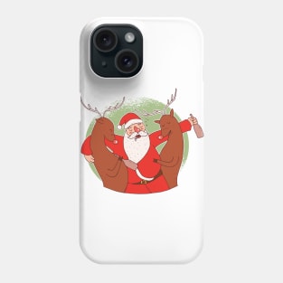 Drunk Santa Phone Case