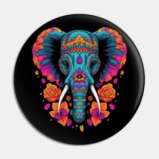Elephant Halloween Pin