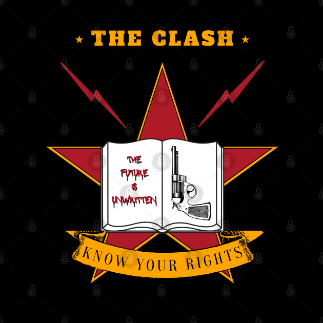 The Clash - Know Your Rights // Full Colour Original Fan Art Design by Liamlefr