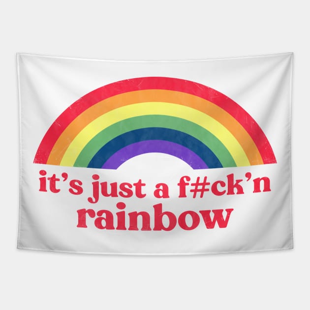 OVERRATED RAINBOW Tapestry by ALFBOCREATIVE