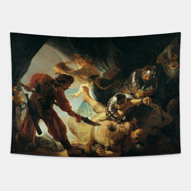 The Blinding Of Samson Rembrandt Van Rijn Blinding Tapestry