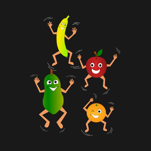 Happy Fruit by Simple_Design4U