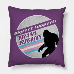 Trans Pride Bigfoot Pillow