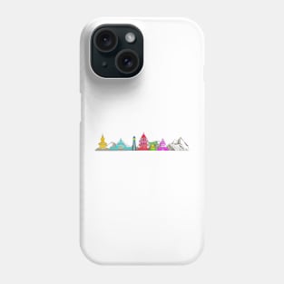 Nepal buildings Phone Case