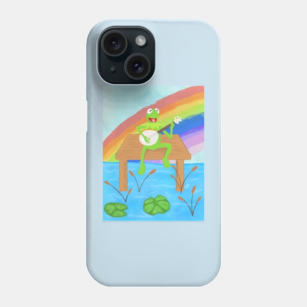 Rainbow Connection Phone Case by Foxtrotmadlyart