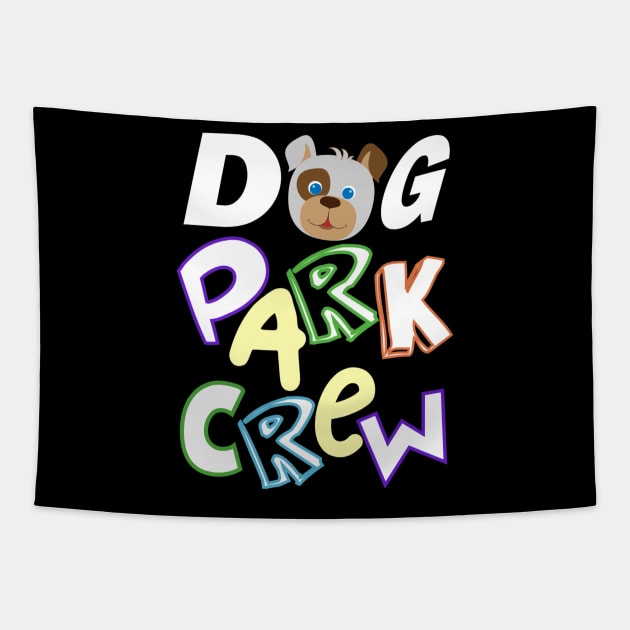 Dog Park Crew Tapestry by WavyDopeness