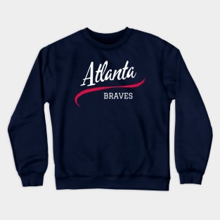 Atlanta Braves, MLB One of a KIND Vintage Sweatshirt with Three Crysta –  ShopCrystalRags