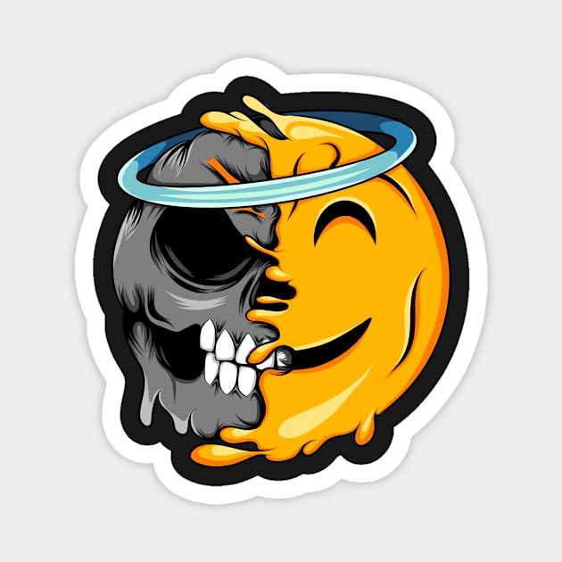 Angel Zombie Emoji Magnet by D3monic